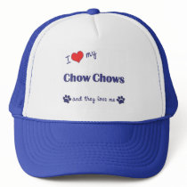 I Love My Chow Chows (Multiple Dogs) hats by thatsalottadogs I Love My Chow Chows (Multiple Dogs) hats