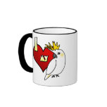 I Love my Citron Cockatoo Coffee Mugs