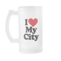 I Love My City mugs