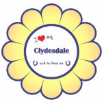 I Love My Clydesdale (Male Horse) Photo Cutout