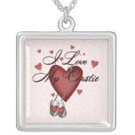 I Love My Coastie Custom Necklace