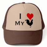 I Love my Cock Cap hats