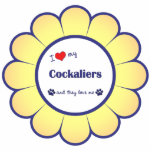 I Love My Cockaliers (Multiple Dogs) Photo Cut Out