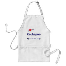 I Love My Cockapoo (Female Dog) aprons