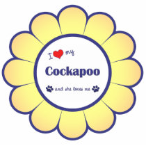 I Love My Cockapoo (Female Dog) Ornament photo sculptures by dogadoodle I Love My Cockapoo (Female Dog) Ornament photo sculptures
