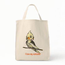 I love my cockatiel grocery baggie