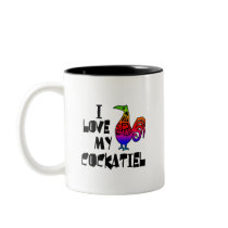 I Love My Cockatiel mugs