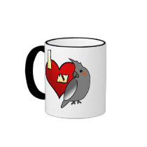 I Love my Cockatiel Coffee Mug
