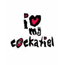 I Love My Cockatiel t-shirts by BirdsOfParadise I Love My Cockatiel t-shirts