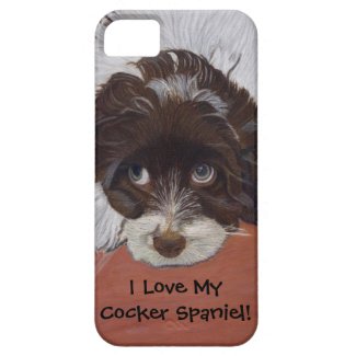 I Love My Cocker Spaniel iPhone 5 Case