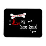 I Love My Cocker Spaniel Magnet