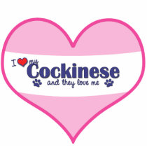 I Love My Cockinese (Multiple Dogs) photo sculptures