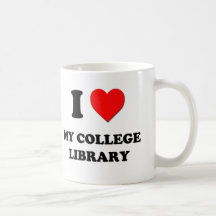 I love My College Library Mugs