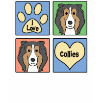 I Love My Collie t-shirts