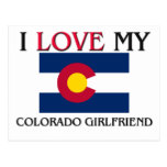 I Love My Colorado Girlfriend Postcard
