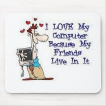 I love my computer mousepads by briannaalove I love my computer mousepads