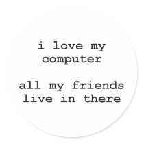 i love my computer stickers