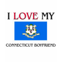 I Love My Connecticut Boyfriend t-shirts by flagshirt I Love My Connecticut Boyfriend t-shirts