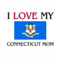 I Love My Connecticut Mom t-shirts