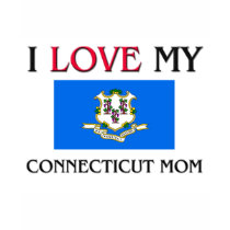I Love My Connecticut Mom t-shirts