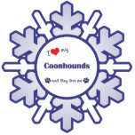 I Love My Coonhounds (Multiple Dogs) Cut Out