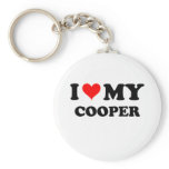 I Love My Cooper Key Chain