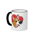 I Love my Corgi Mug (Cartoon) by MenagerieMayhem I Love my Corgi Mug (Cartoon)