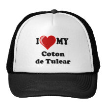 I Love My Coton De Tulear Dog Hat