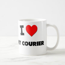I love My Courier Mug