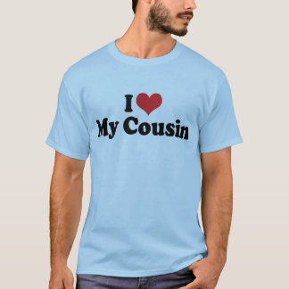 I Heart My Cousin T-Shirts &amp; Shirt Designs | Zazzle