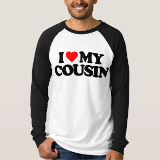 I Heart My Cousin T-Shirts &amp; Shirt Designs | Zazzle