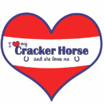 I Love My Cracker Horse (Female Horse) Photo Cut Outs