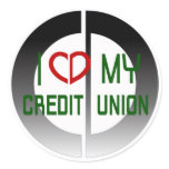 I Love my Credit Union Sticker