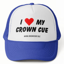 I Love My Crown Cue Cap hats by crowncues I Love My Crown Cue Cap hats