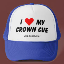 I Love My Crown Cue Cap hats by crowncues I Love My Crown Cue Cap hats