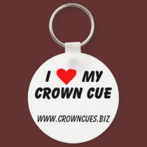 I Love My Crown Cue key ring keychains by crowncues I Love My Crown Cue key ring keychains