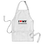 I Love My Cryptozoologist aprons