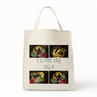I LOVE MY CSA bag