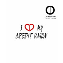 I Love my CU, CDFCU Logo t-shirts