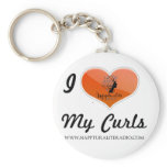 I Love My Curls Keychain keychains