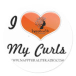 I Love My Curls Stickers stickers