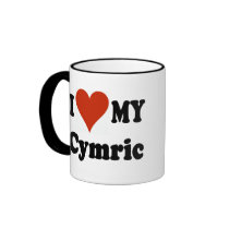 I Love My Cymric Cat Gifts and Apparel mugs