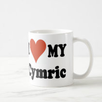 I Love My Cymric Cat Merchandise mugs