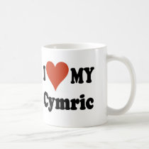 I Love My Cymric Cat Merchandise mugs