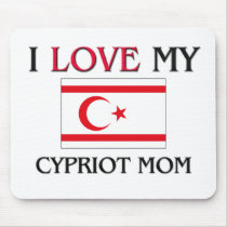 I Love My Cypriot Mom mousepads