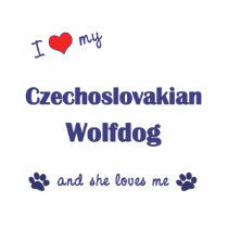 I Love My Czechoslovakian Wolfdog (Female Dog) t-shirts