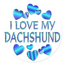 I Love My Dachshund stickers by TLArnold4 I Love My Dachshund stickers