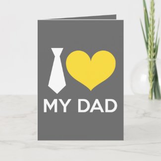 I love my dad cards