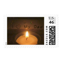 I Love My Dad- Postage Stamp