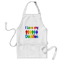 I Love my Daddies aprons